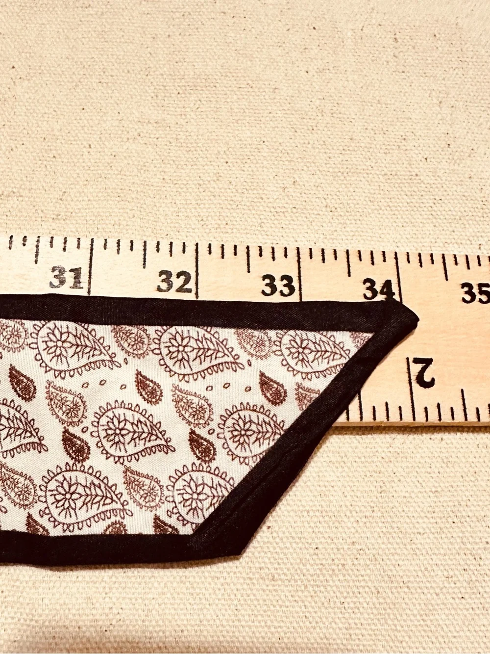 Boutique | Scarf | Brown Paisley Pattern Twilly Scarf